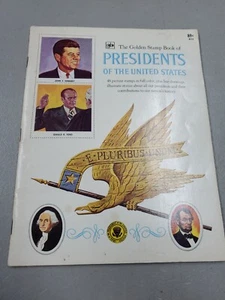 1975 Golden Stamp Book Of Presidents Of The United States Of America Book - Picture 1 of 5