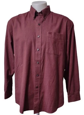 Cutter & Buck Dress Shirt Men's XL Button Up Collar Embroidered Logo On Pocket - Image 1 of 4