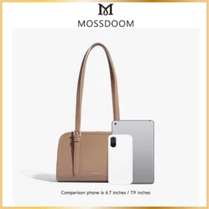 Women Bags Simple Shoulder Bag Fashion Casual Brown Handbag Minimalist Style - Picture 1 of 9