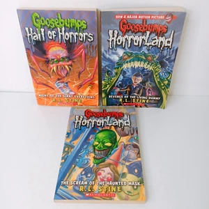 Goosebumps Horrorland Paperbacks R.L. Stine x 3 Books No's 1, 2, 4 - Picture 1 of 20