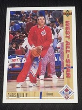 CHRIS MULLIN 1991-92 Upper Deck NBA ALL-STAR Basketball Card #60 Warriors HOF