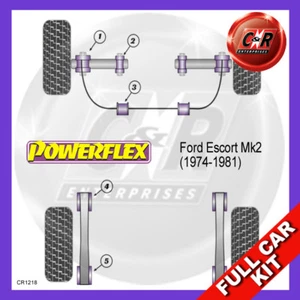 Kit Bush completo Powerflex adatto a Ford Escort Mk2 (1974-1981) - Foto 1 di 1