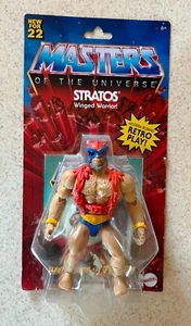 Figura de acción MASTERS OF UNIVERSE MOTU Stratos (2022 Mattel) -- En tarjeta - Imagen 1 de 3
