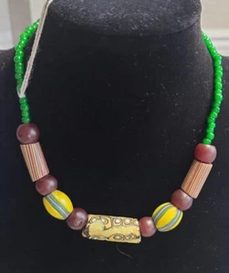 Collana Perline Commercio Africano Veneziano - Foto 1 di 4