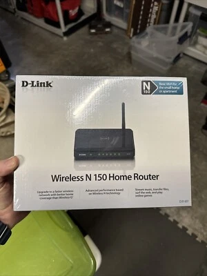 D-Link N150 Home 150 Mbps 4-Port 10/100 Wireless N Router (DIR-601) SEALED - Image 1 of 3