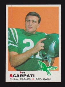 1969 TOPPS FOOTBALL #176  Joe Scarpati  NC State  PHILADELPHIA EAGLES  EX-MT  A - Picture 1 of 2