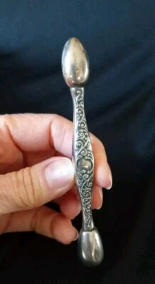 Guante Darner antiguo de plata de ley de 1800 Foto 1 de 4