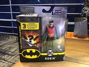 DC SPIN MASTER THE CAPED CRUSADER ROBIN RED/BLACK OUTFIT