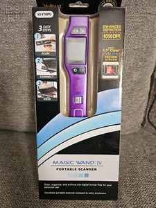 NEW VuPoint Magic Wand IV Portable Scanner Model ST470PU 1050DPI Purple - Picture 1 of 3