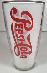 Vintage Pepsi Cola Glass Tumbler Red Script, 32 oz - Picture 1 of 4