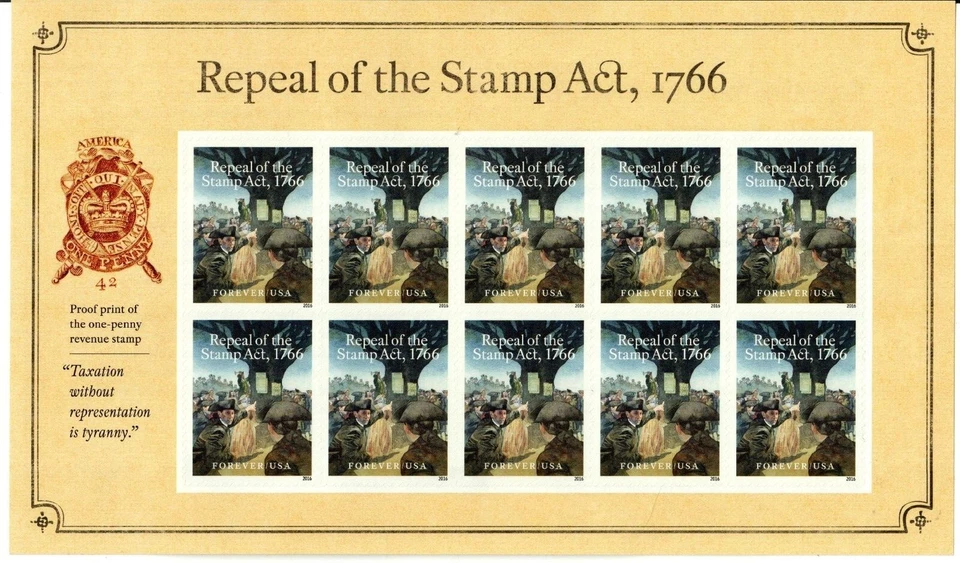 Scott 5064 Forever Repeal of the Stamp Act MNH Free US shipping - Image 1 of 1