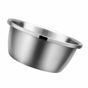 Metal Bowl Stainless Steel Basin Heavy Duty Deeper Salad Bowl , 18cm - Picture 1 of 6