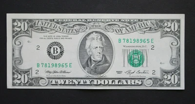 1993 $20 Federal Reserve Note/New York/F-2079B/uncirculated - Image 1 of 4