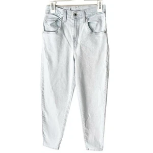 Jeans Levi’s 27 plateados lengüeta lavado claro tiro alto cónico retro Urban Outfitters - Imagen 1 de 6