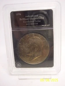 1776-1976-S Bicentennial Eisenhower Dollar BRILLIANT UNCIRCULATED - Picture 1 of 2