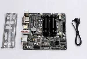 Asrock Q1900-ITX lautlos, Quadcore 2 GHz Prozessor Mini ITX Mainboard inkl. CPU - Bild 1 von 2
