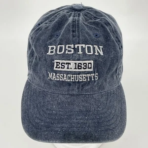 Vintage Y2K Boston Mütze - Newhattan blau StrapBack Baseballkappe sehr guter Zustand - Massachusetts - Bild 1 von 14