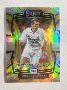 Zinedine Zidane 2023-24 Panini Select FIFA Equalizers Silver Prizm Real Madrid - Picture 1 of 2
