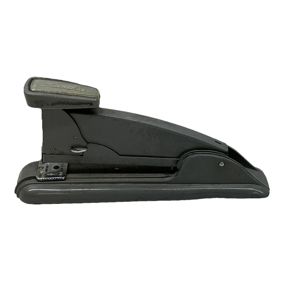 Vtg Retro Modern Industrial Deco Swingline Stapler No. 4 Speed Stapler - Image 1 of 4