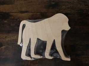 Gocutouts Scimmia Babbuino in Legno 6" Betulla Non Finita Lotto di 6 Pezzi Sigillati Nuovi - Foto 1 di 2