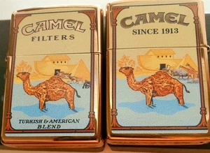 ZIPPO CAMEL Noah's Ark CZ ROSE GOLD CASE LIMITED EDITION 50 MADE zippo 2 Sided - Picture 1 of 12