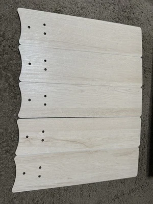 5X Fan Blades for Hampton Bay 52" Corwin Matte White 1007532507 - Image 1 of 4