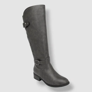 Scarpe stivali equitazione Karen Scott donna grigio Leandraa taglia 6M - Foto 1 di 4