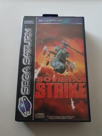 Soviet Strike Sega Saturn Complete With The Manual Big Box