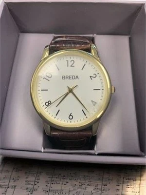 BREDA "Andrew" Men's Wristwatch Model 8169 With Box pre owned - Image 1 of 4