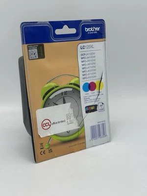 Brother LC125XL High Yield Inkjet Cartridge Value Pack - Cyan, Magenta & Yellow - Image 1 of 2