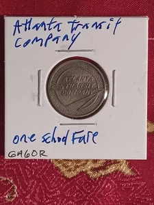 Atlanta Transit Company Transportation Token Georgia One School Fare - Picture 1 of 2