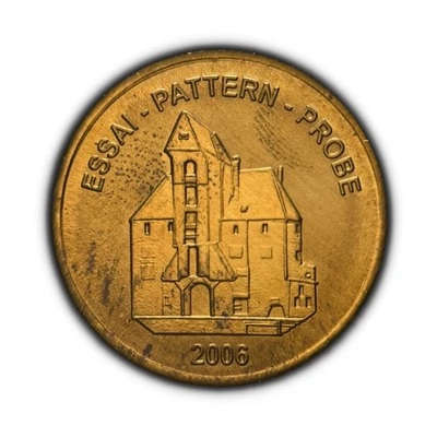 POLAND. 2006, 50 Xeros Ceros - Krantor Crane, Brama Żuraw, Gdansk, RARE Essai - Image 1 of 3