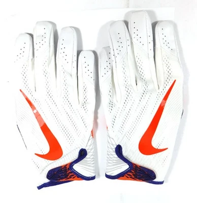 Clemson Tigers Team Issue Nike Vapor Knit 2  White Size 4XL Gloves PGF495 - Image 1 of 4