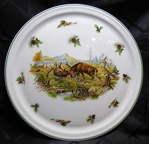 Rare Kaiser Platter, Elks Rutting, 13” --Beautiful Piece - Picture 1 of 5