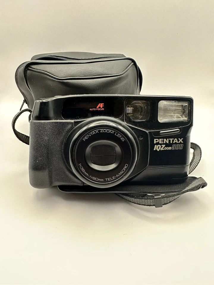 Pentax IQZoom 900 AF Point Shoot 35MM Film Camera Untested For Parts Only - Image 1 of 3