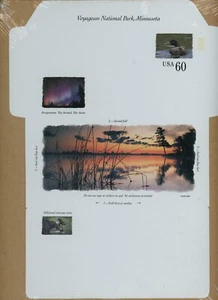 USA Voyageurs National Park, Minnesota Sealed Aerogramme - Picture 1 of 1