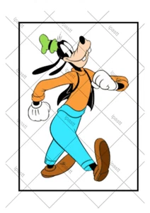 Goofy Pre Cut Edible Cake Topper - Picture 1 of 1