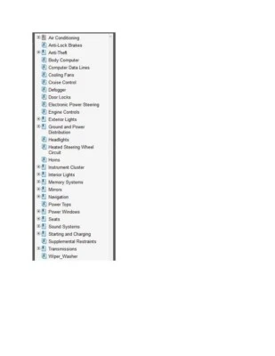 Chevrolet Silverado 1500 2014 Color Wiring Diagram Schematic V6 4.3L 2WD pdf