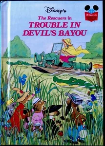 DISNEY'S TROUBLE IN DEVIL’S BAYOU Rescuers ~Vintage Wonderful World of Reading - Picture 1 of 4