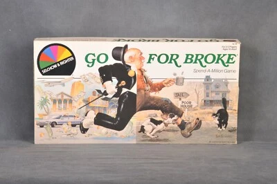 Go For Broke No. 58 Vintage 1985 Board Game Selchow & Righter - Image 1 of 4