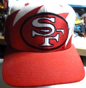 Vintage San Francisco 49ers Sharktooth Snapback Hat Cap Logo Athletic Pro Line - Picture 1 of 6