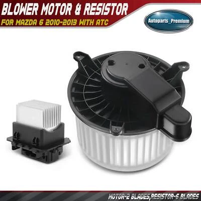 Nuevo kit de resistencia de motor soplador calentador HVAC delantero para Mazda 6 2010-2013 con ATC Foto 1 de 4