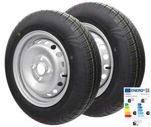 2x Completar 145 / 80R13 79N XL 4x100 145 80 Colgante Llanta de Rueda 4Jx13 M+S - Imagen 1 de 9