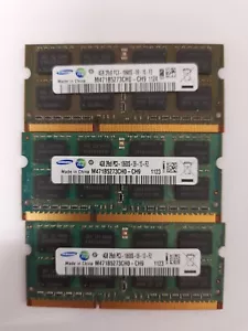 Samsung 4GB 2Rx8 PC3-10600S-09-10-F2 Laptop Memory - Picture 1 of 1