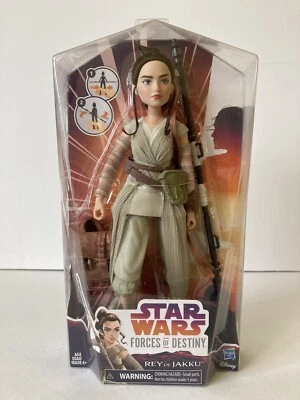 Figura de acción 2016 Disney Star Wars REY OF JAKKU Forces of Destiny 11" - ¡Nueva! Foto 1 de 4