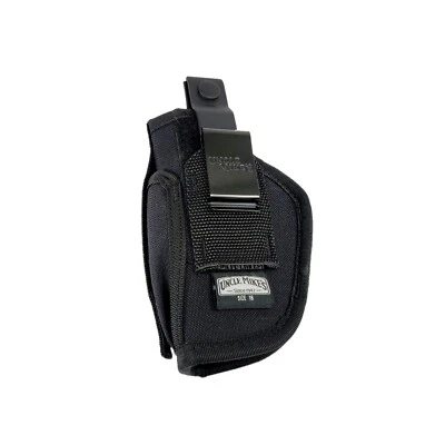 Uncle Mikes Sidekick hip Holster Kodra Black For 3.25" - 3.75" IWB OWB cordura - Image 1 of 4