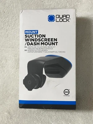 Quad Lock Mount Suction Windscreen / Dash Mount Car Phone Holder New in Box - Image 1 of 3