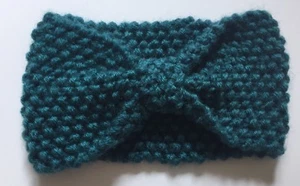 New! Ear Warmer Cable Knit Womens Ladies Girls Teal Custom Made - Picture 1 of 6