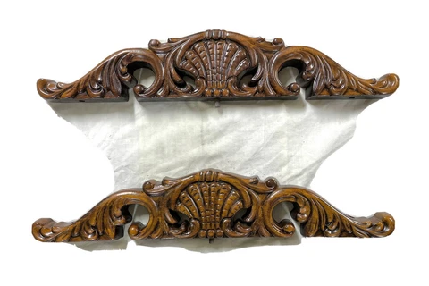 Crest-Pediment, Ornate cabinet, resin over wood (med size) Cover