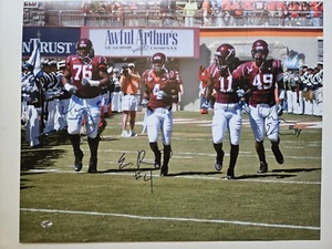 Virginia Tech Hokies Signed "Game Captains" 16x20 Royal Ellis Adibi Brown - Picture 1 of 11